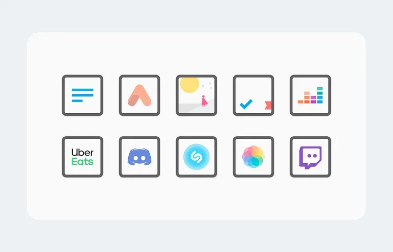 White Sweet Edge - Icon Pack screenshot 3