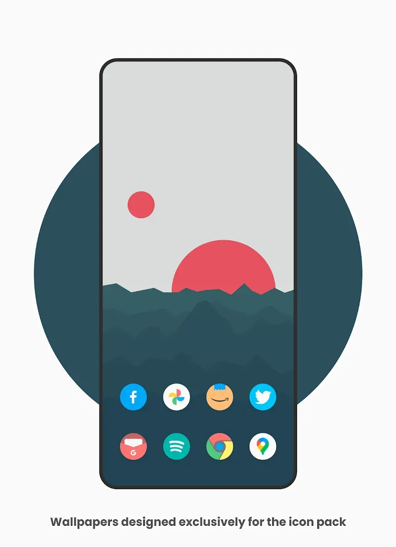 Flat Pie - Icon Pack screenshot 3