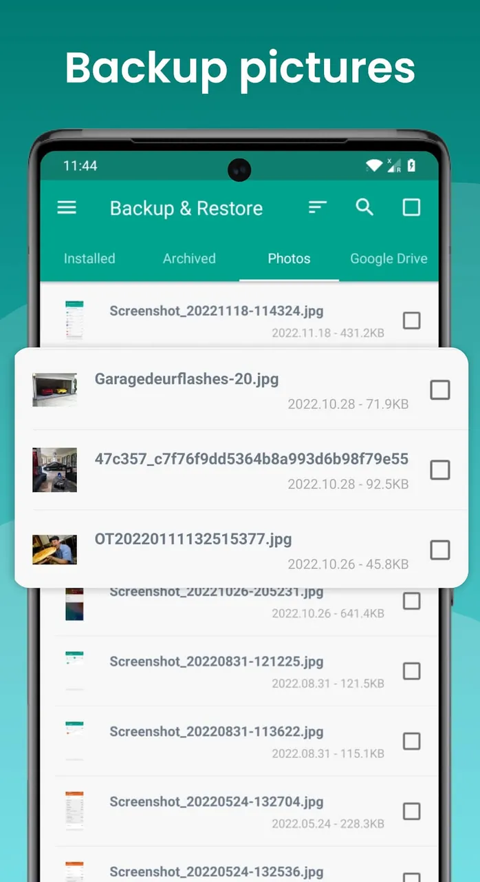 Backup and Restore screenshot 7