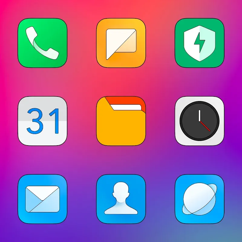 MIUI HD - Icon Pack screenshot 2