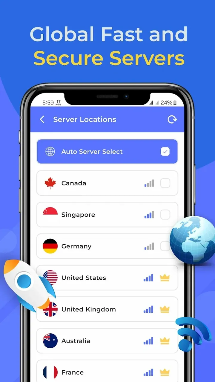 World VPN - Global Fast Secure screenshot 4