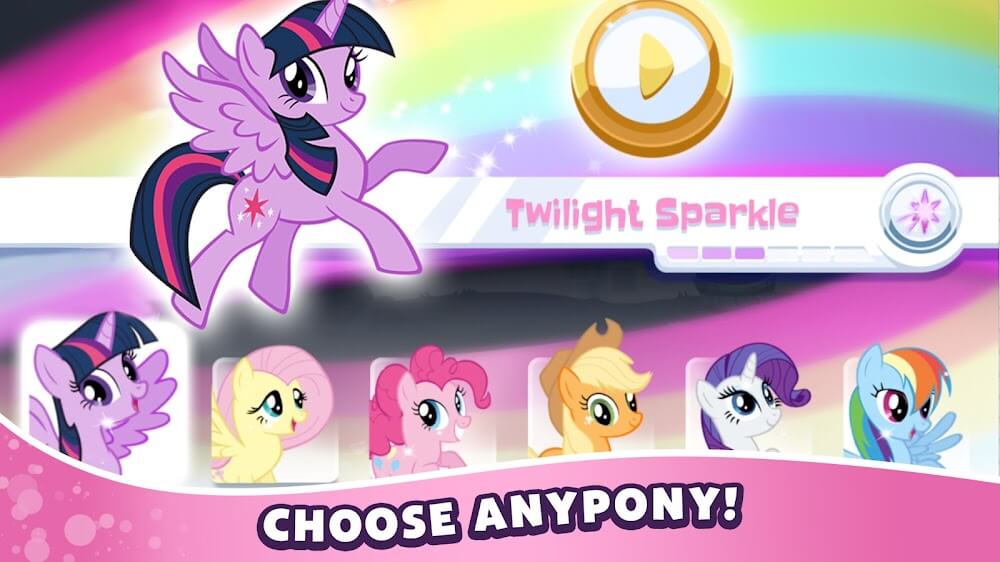 My Little Pony Rainbow Runners gameplay view 2