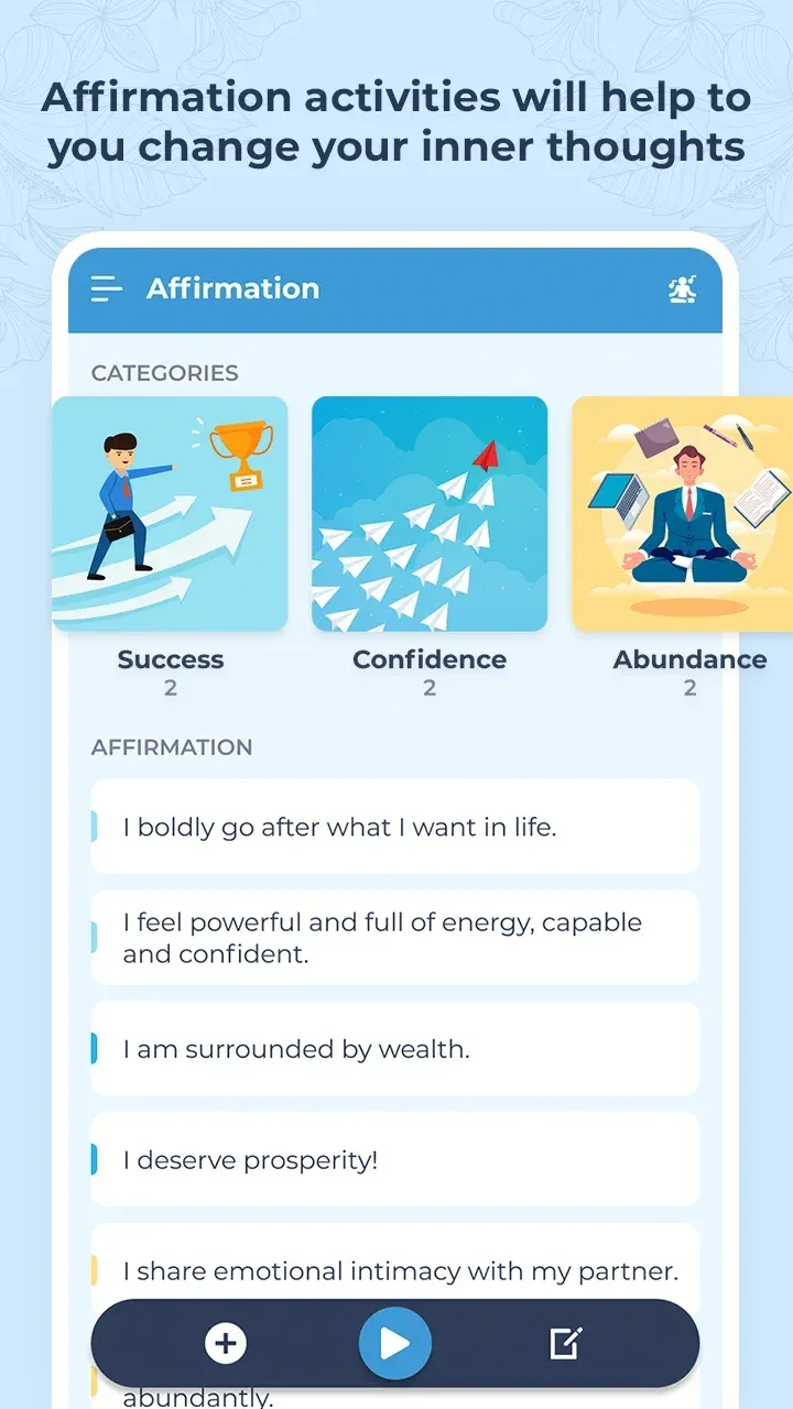 Affirmations - Self Motivation screenshot 3
