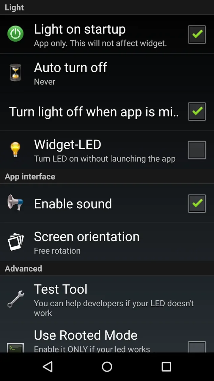 Flashlight screenshot 5