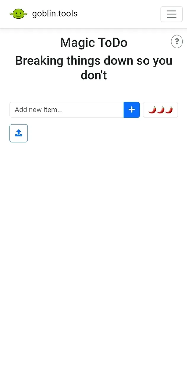 Goblin Tools screenshot 2