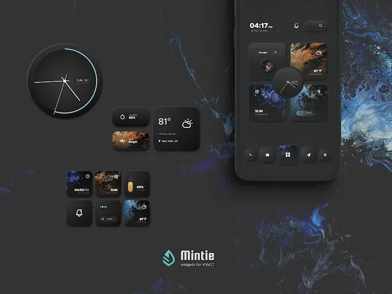 Mintie for KWGT screenshot 3