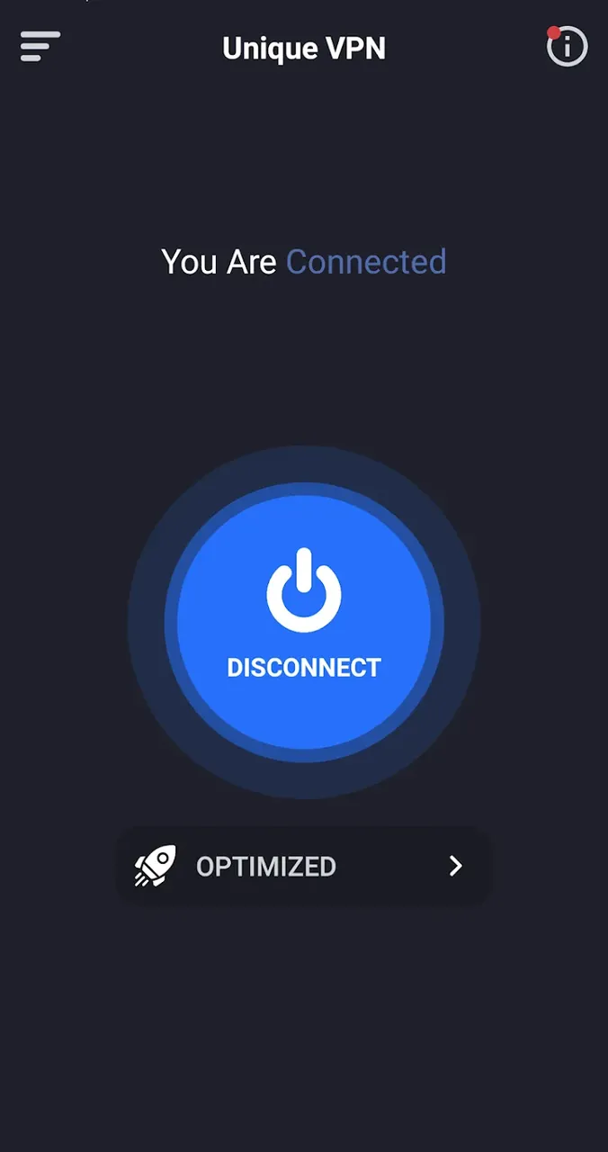Unique VPN screenshot 2