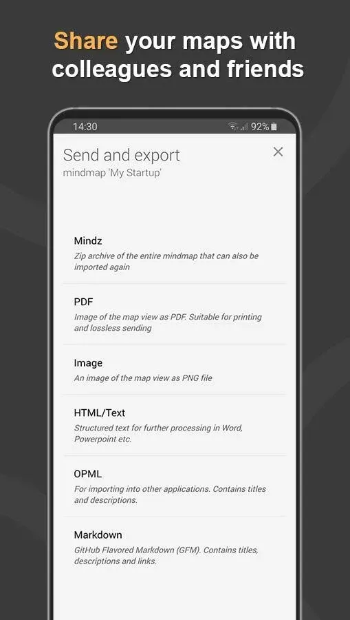 Mindz - Mind Map & Lists Pro screenshot 6