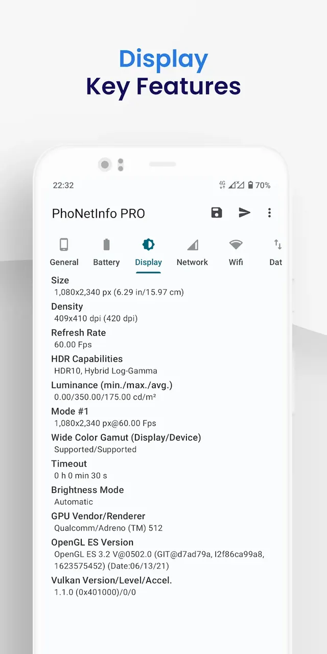 Device Info - PhoNetInfo PRO screenshot 4