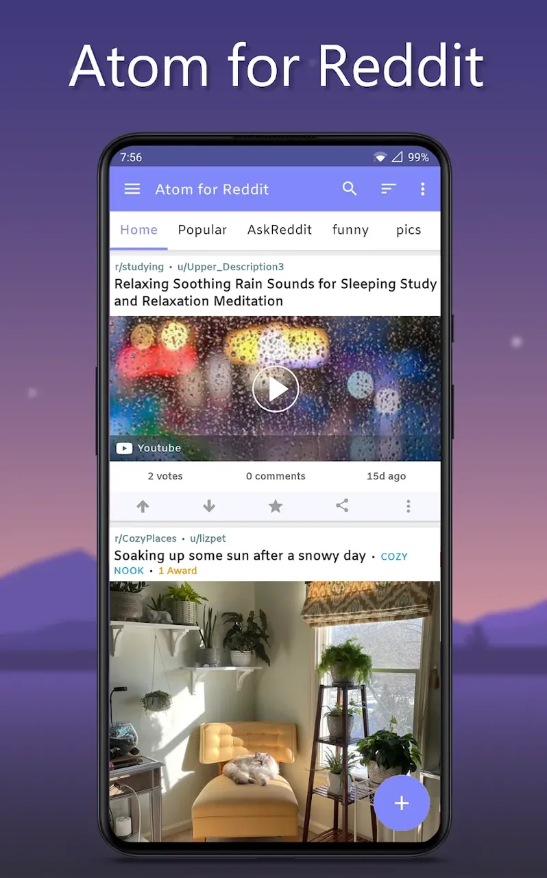 Atom for Reddit screenshot 2