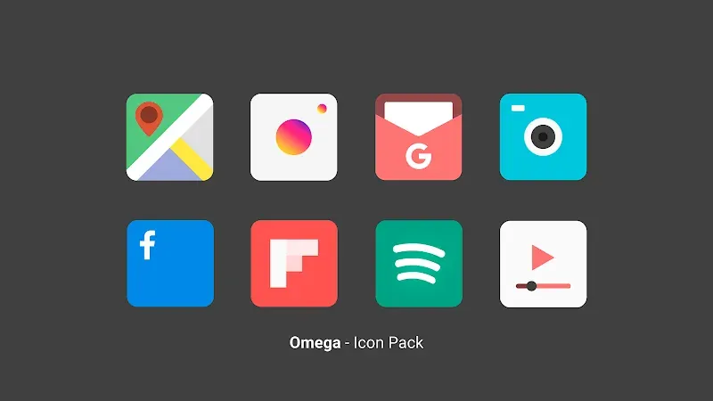 Omega - Icon Pack screenshot 2