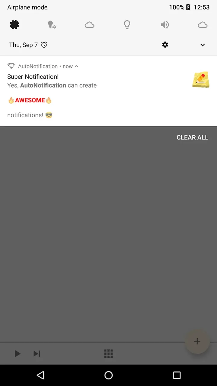 AutoNotification screenshot 2