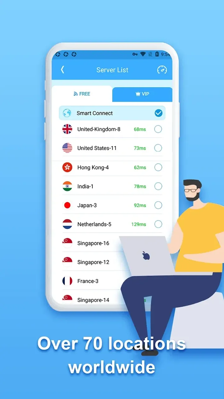 Speedy Quark VPN screenshot 4
