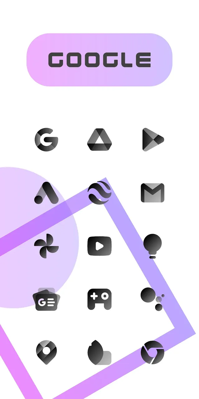 CHIC DARK Icon Pack screenshot 2
