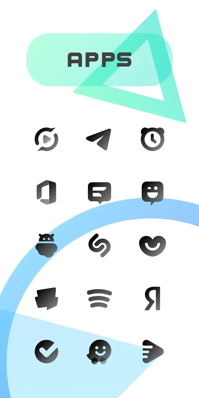 CHIC DARK Icon Pack screenshot 5