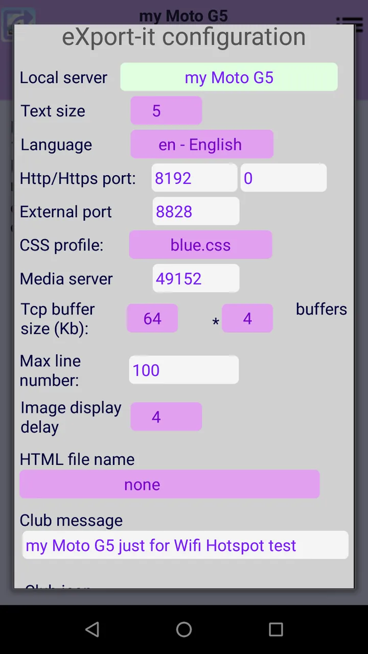 eXport screenshot 5