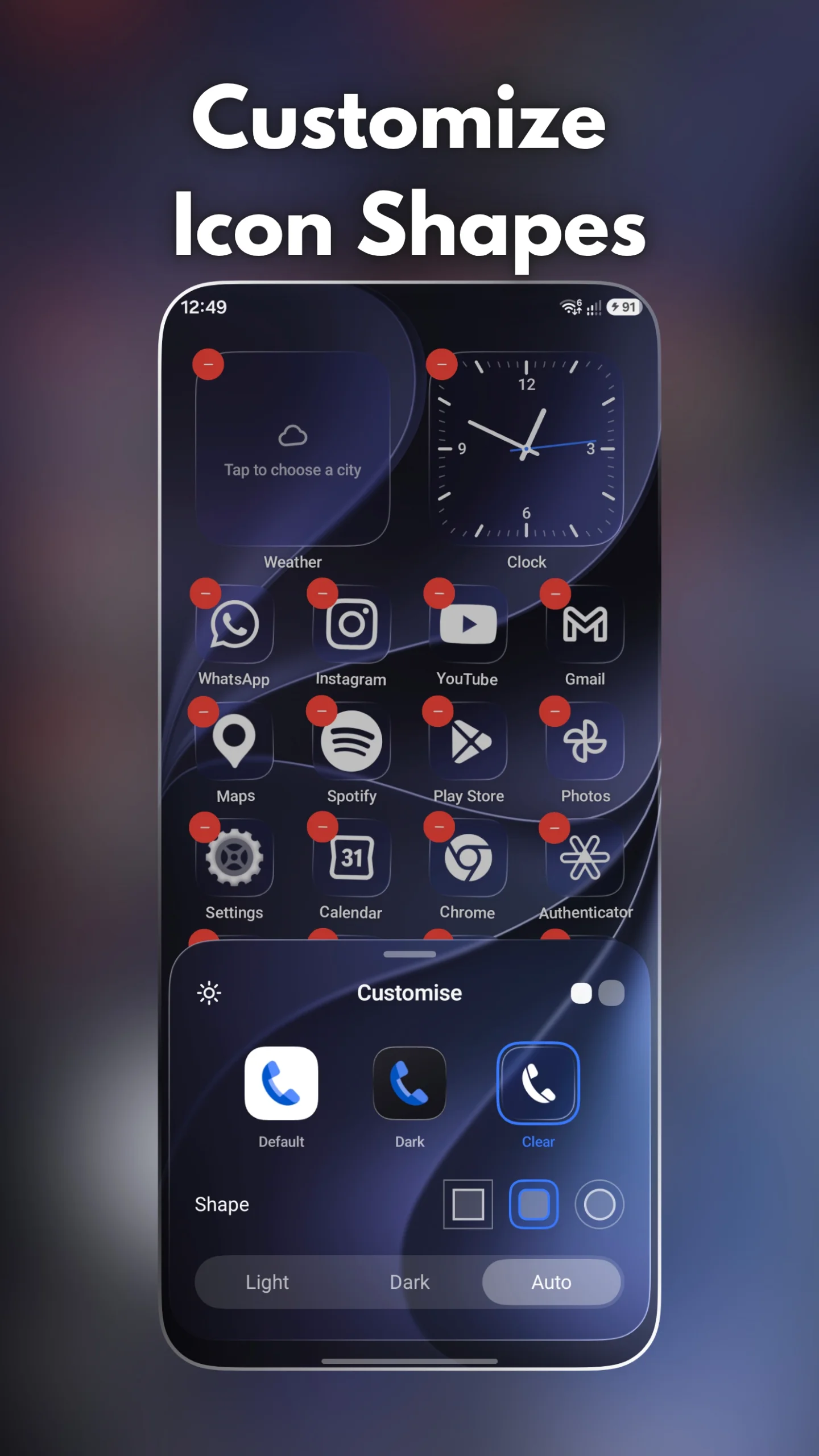 Liquid Launcher: Glass UI screenshot 5