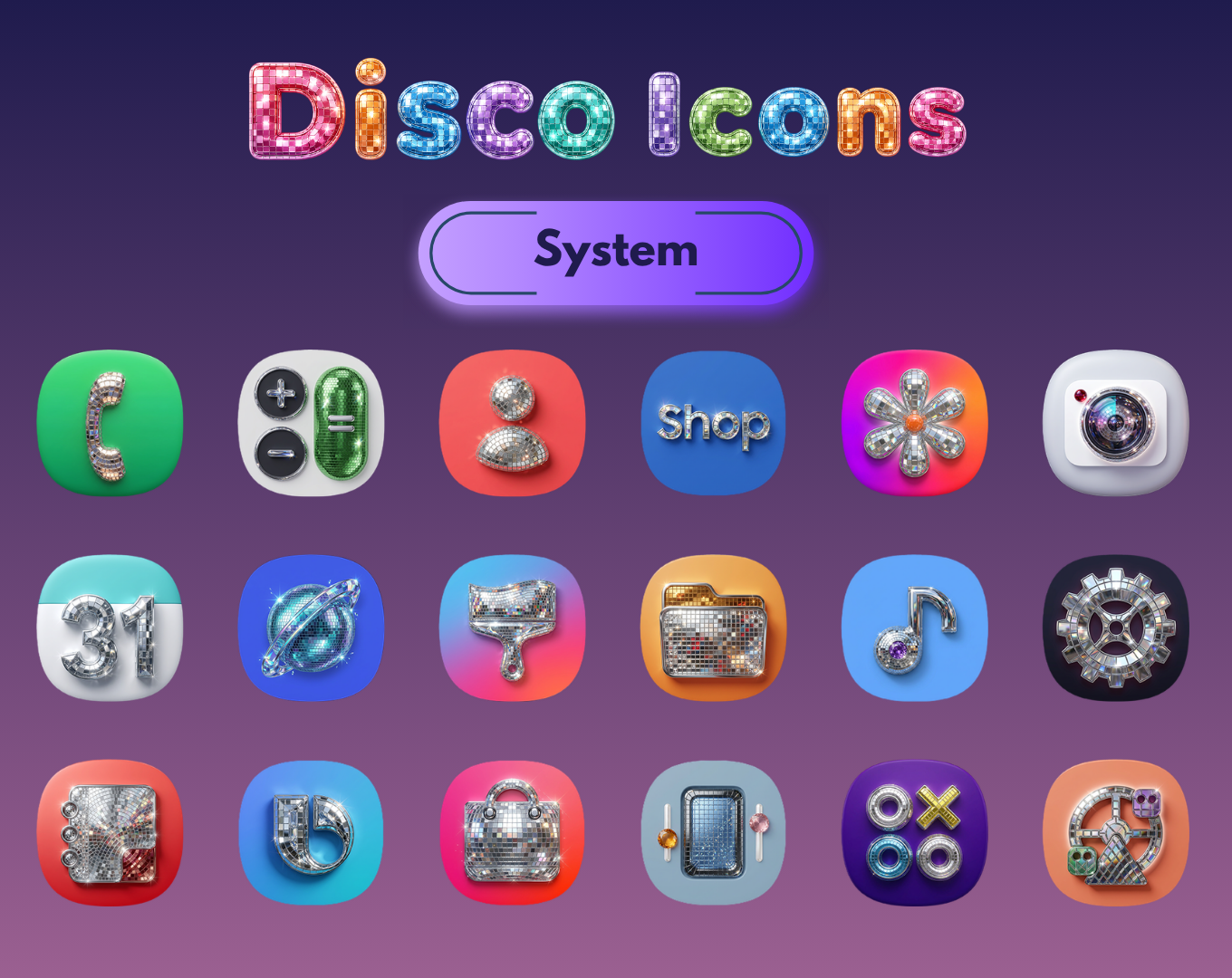 Disco Icon Pack screenshot 5