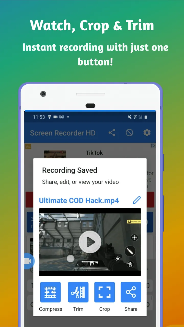 Screen Recorder HD screenshot 4