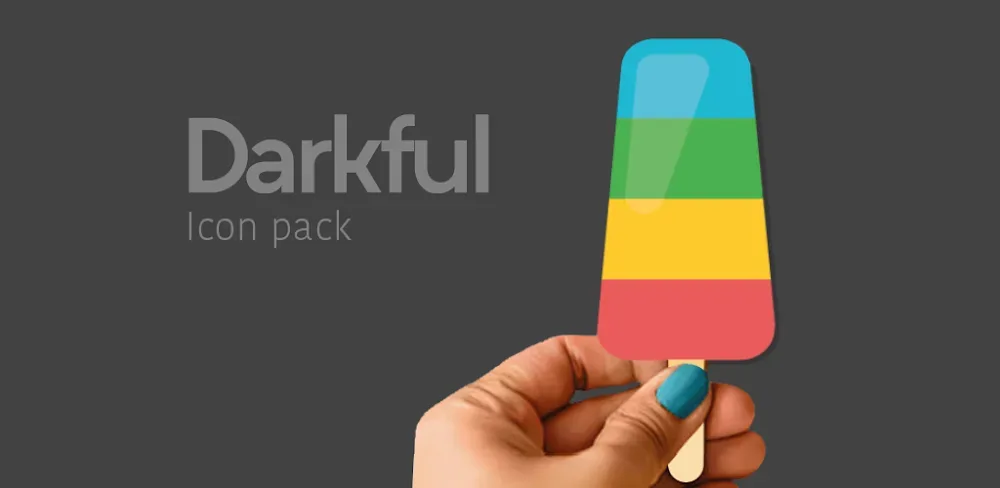 Darkful - Icon Pack screenshot 1