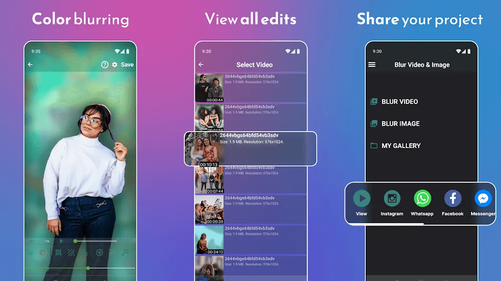 Blur Video and Photo Editor screenshot 4