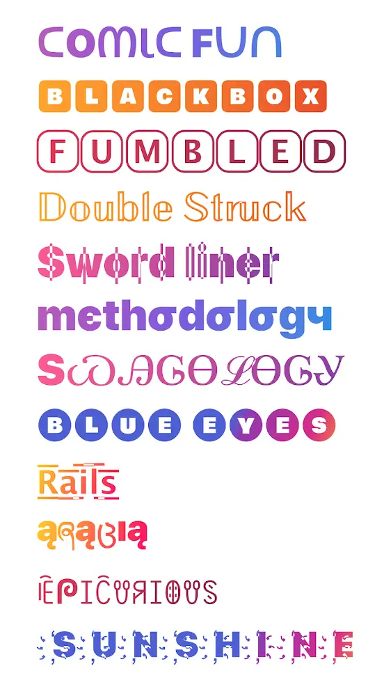 Fonts for Instagram screenshot 2