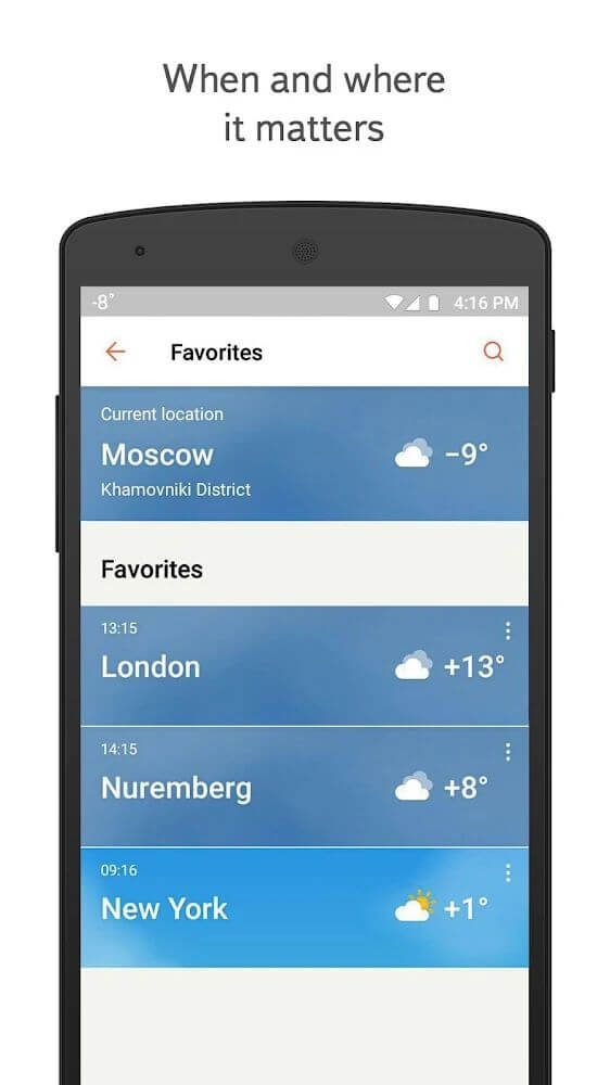 Yandex.Weather screenshot 3