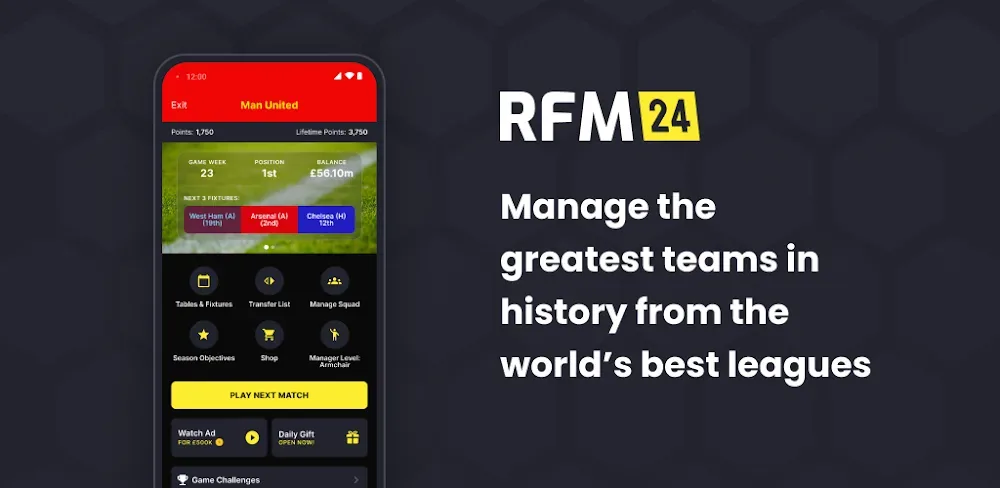 RFM 2024 Football Manager screenshot 1