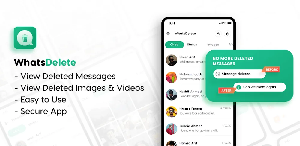 WhatsDelete: Recover Messages screenshot 1