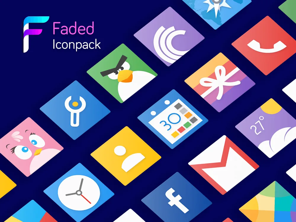 Faded - Icon Pack screenshot 1