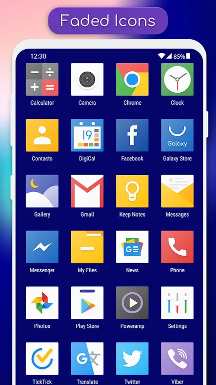 Faded - Icon Pack screenshot 5
