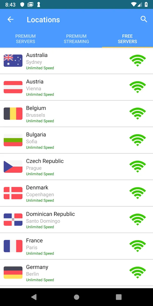 CyberVPN screenshot 6