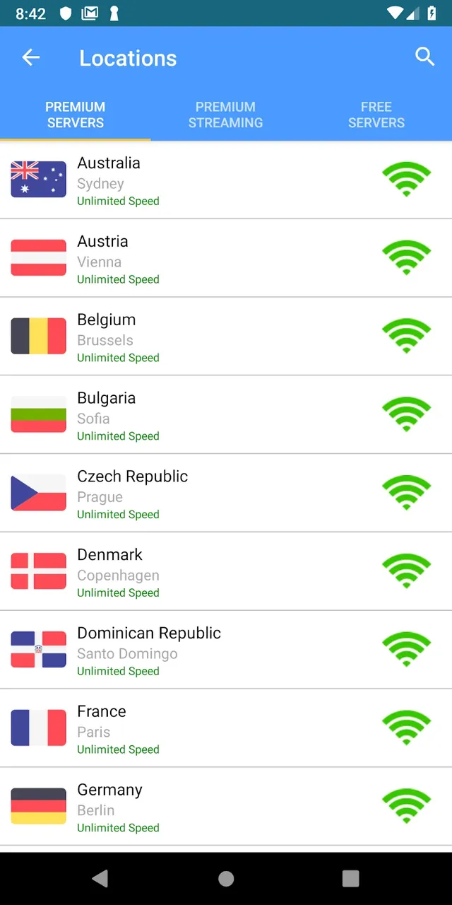 CyberVPN screenshot 4