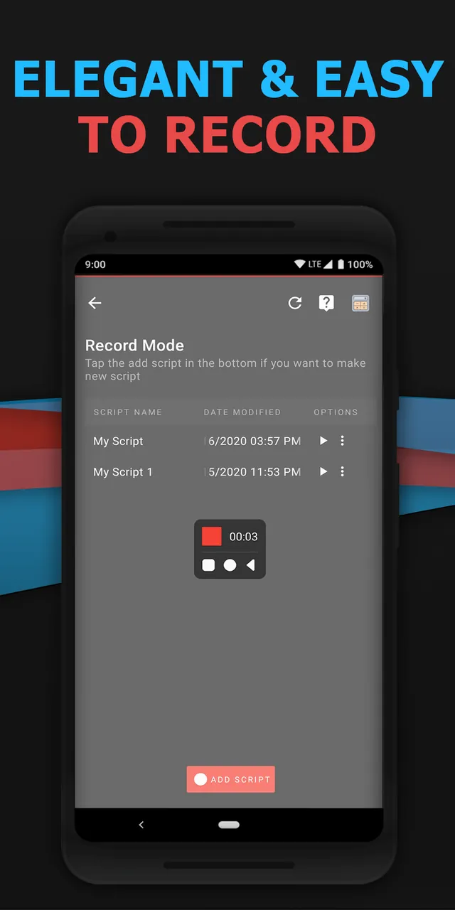 Touch Recorder screenshot 4
