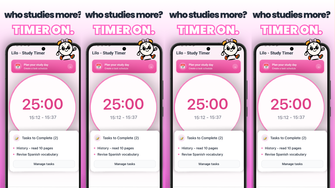 Lilo Study Timer & Challenges screenshot 1