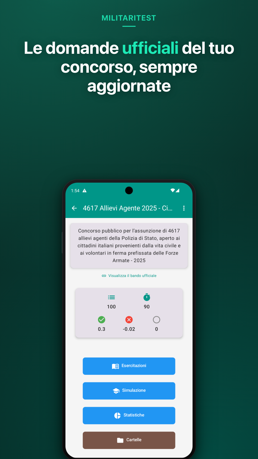 MilitariTest - Simulatore quiz screenshot 5