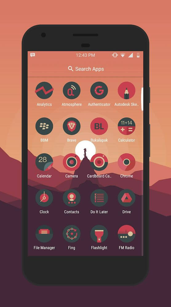 Sagon Circle: Dark Icon Pack screenshot 3