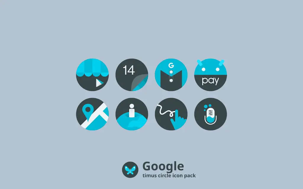 Timus Spin: Dark Icon Pack screenshot 3