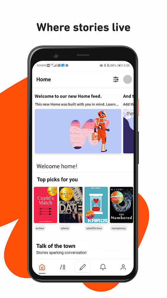 Wattpad screenshot 2