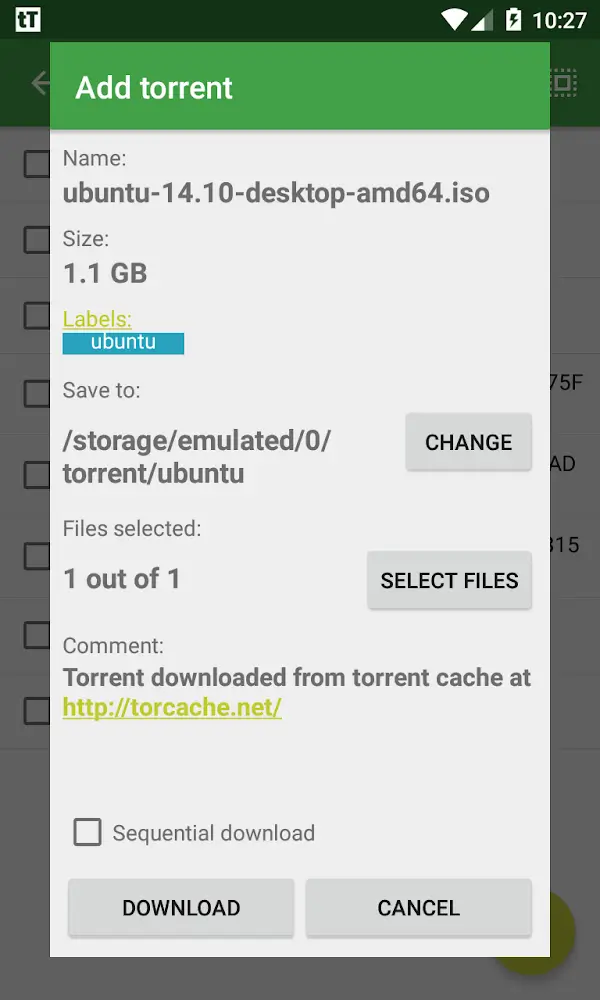 tTorrent Lite screenshot 5