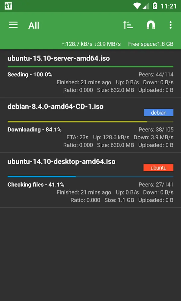 tTorrent Lite screenshot 3