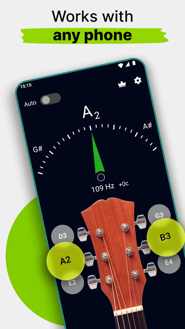 Guitar Tuner ZipoApps screenshot 2