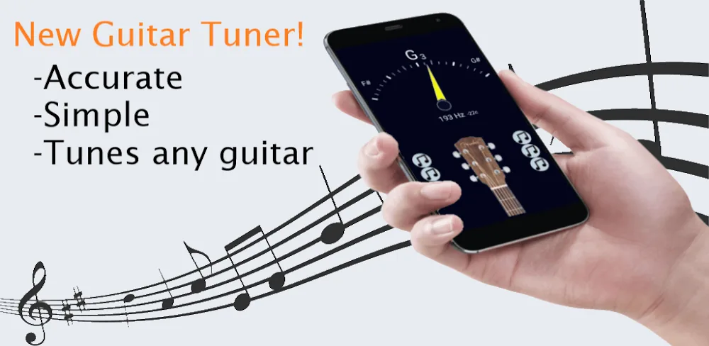 Guitar Tuner ZipoApps screenshot 1