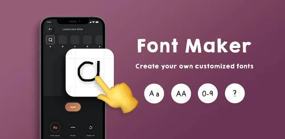 Handwriting Font Creator screenshot 1