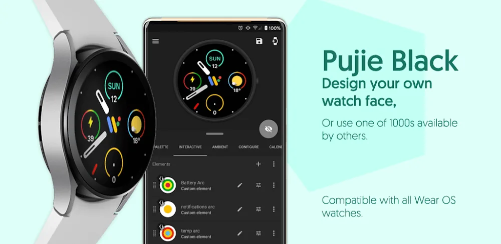 Watch Faces - Pujie - Premium screenshot 1