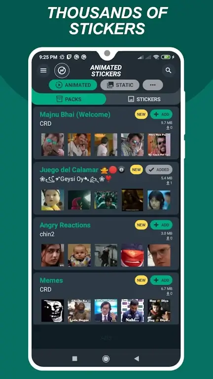 1001 Animated Stickers for WA screenshot 4