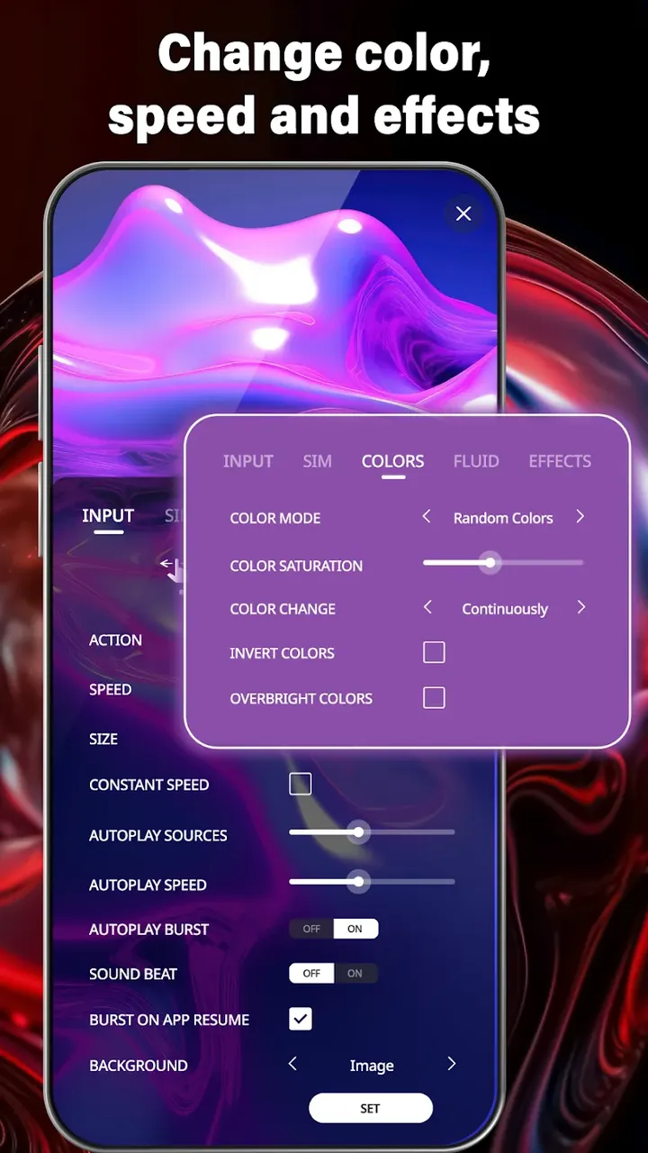 Magic Fluids Wallpaper screenshot 3