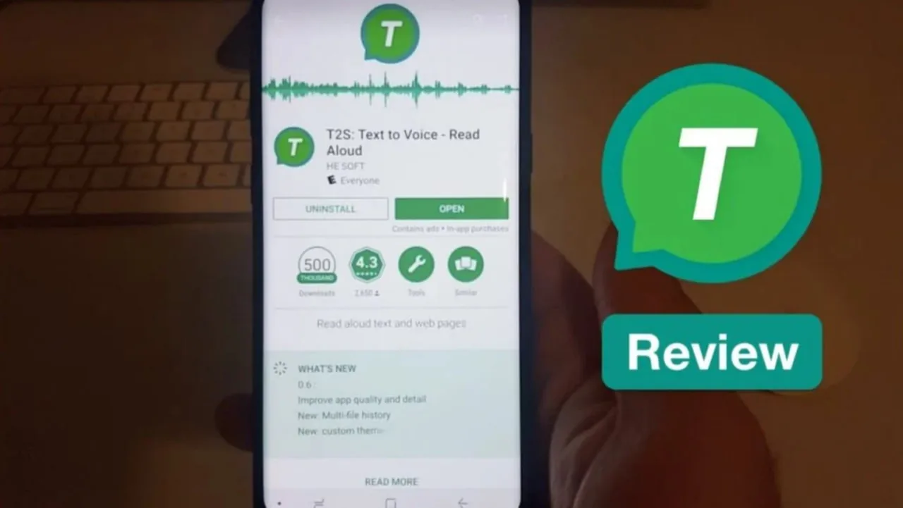 T2S screenshot 1