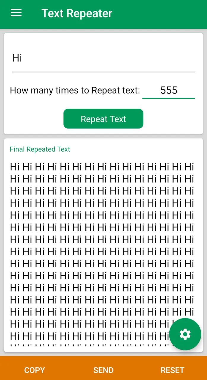 Text Repeater screenshot 5
