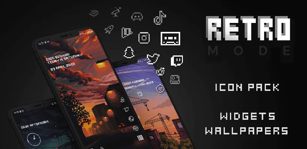 Retro Mode - Icon Pack (Light) screenshot 1